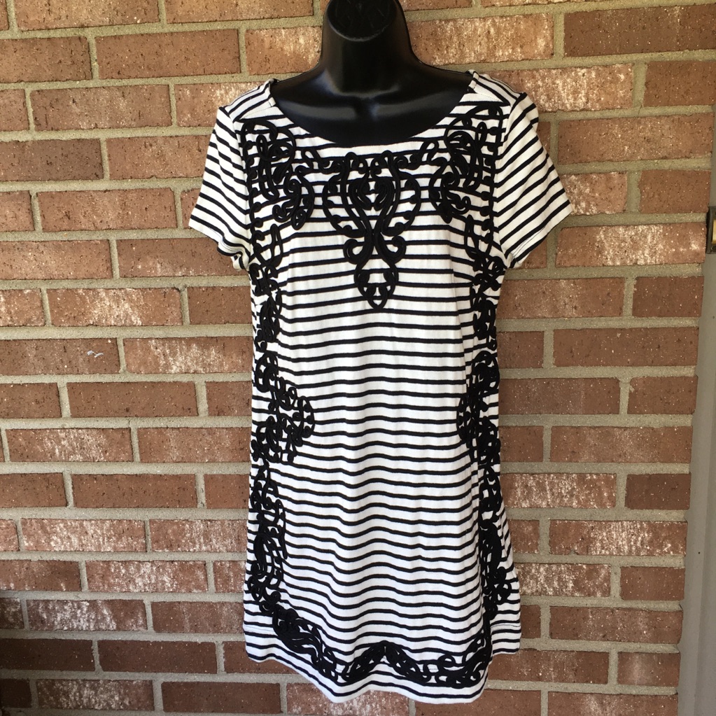 Anthropologie Anthro Postmark Striped Dress